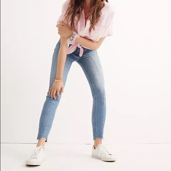 Madewell Denim - Madewell 9" High-Rise Skinny Jeans Seamed Step-Hem